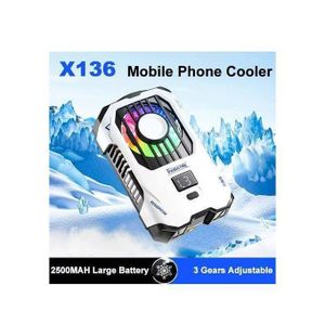 Superb Strong X136 Rechargeable Phone cooler for Gaming