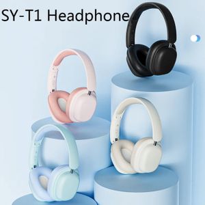 Oraimo SY-T-ONE Wireless Bluetooth Headphones HiFi Stereo Over-Ear Foldable Gaming Headset With Plug-in ENC Microphone+Audio Cable Earbuds Wireless Headphone Headset Earphone 