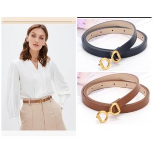 2 IN 1 Brown and Black Metal cladding buckle adjustable women belt ladies belt 