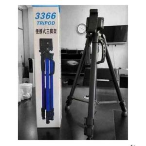 3366 Portable Tripod Stand 1.4M With Phone Holder & Remote For Phone,Camera,Ring Light,Vlogging