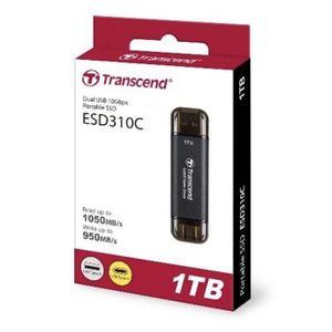 Transcend  Dual Usb Portable SSD 1TB Flash Drive ESD310C
