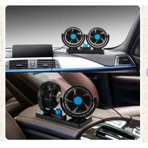 DOUBLE HEADED VEHICLE FAN
