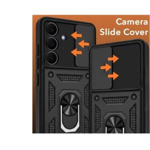 Armor Back Case With Inbuilt Kickstand Ring For Samsung Galaxy A57