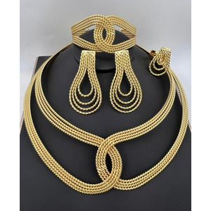 Fashion Brazilian Luxury Jewelries Sets Necklace Jumia Nigeria