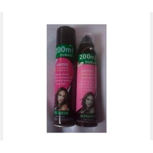 Above Oil Sheen Hair Spray + Hair Holding Mousse 200ml