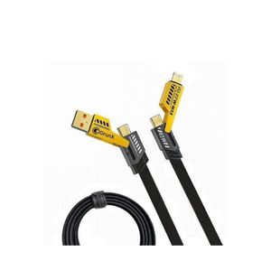 4 In 1 Pd 65W USB Cable Type C Dual Connector Fast Charging