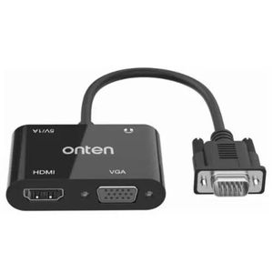 Onten Otn-5138hv Vga To Hdmi Fhd 2k + Vga With Audio Converter