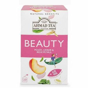 Ahmed Tea BEAUTY - Peach, Carob & Rose Petals (+Aloe Vera)