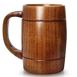 Portable wooden cup