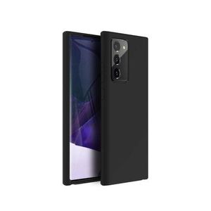 Samsung Note 20 Ultra Silicone Phone Case & Pouch With Camera Protection - Scratch Resistance, Shockproof Protective Case - ( Black )