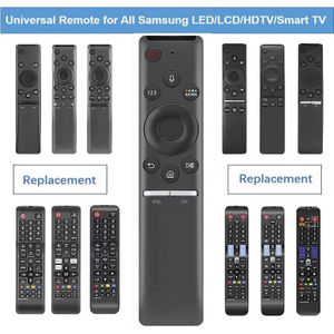 Samsung Smart Tv Replacemnet Remote Compatible for QLED UHD Frame Curved Solar 4K Q60 Q70 Q80 Q90 8 Series 9 Series TU8000 AU8000 With (Voice Remote Control) 