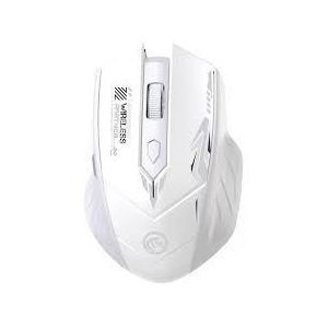 2.4GHz Rechargeable Wireless Optical Mouse – Silent Click Ergonomic USB Computer Mouse – Portable Cordless Mouse for Laptop, Desktop PC, Mac, Office, Home & Gaming – White