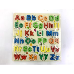 Movable Wooden Alphabet -Capital letter and small letters -Ages3+