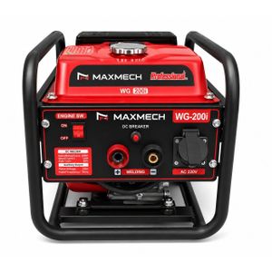 Maxmech Portable 180A Gasoline DC Welding Generator with 220V Power Outlet 
