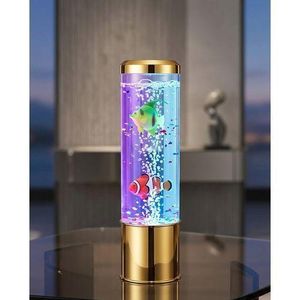 LED Tropical Fish Bubble Lamp – Animated Aquarium Night Light