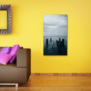Sea Edge Frammed wall art canvas
