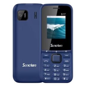 Sunelan S17 1.8" QQVGA Screen, Dual SIM, Game, Camera 25BL_Battery, 2000MAH -Deep Blue+Black