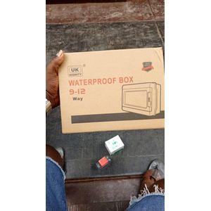 UK dignity waterproof distribution box breaker 9-12way outdoor surface Mount IP65 consumer unit 