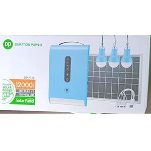Dp Duration Power Portable Solar Power System Lamp Kit (Model: DP-7716).