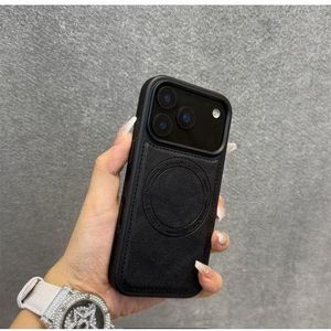 Luxury quality magnetic leather case for iPhone 17 pro