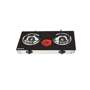 Polystar 2 Burner Auto Ignition Table Gas Cooker
