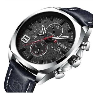 Curren Classy Superior & Original Quality Non Tarnishing Chronograph Men's Wristwatch