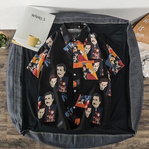 Dapperman Men's Casual Vintage Shirts Short Sleeve Hawaii Beach T-Shirt