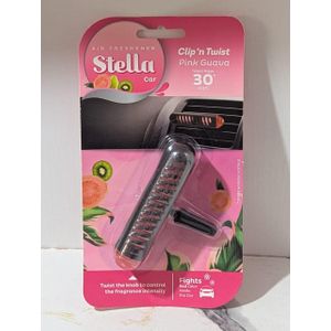 Stella Car Air Freshener Clip 'n Twist (Pink Guava)