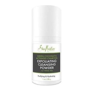 Shea Moisture  Green Coconut Activated Charcoal Exfoliating Cleansin Powder
