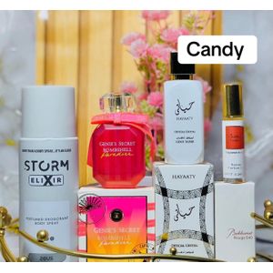 Official Crystal Hayaati Gold Elixir PARFUM 30ml & Bombshell Paradise 25ml & Storm Elixir Body Spray 200ml & Oil