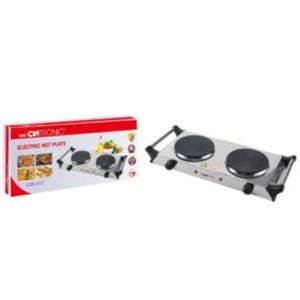 Clatronic Electric Twin Hot Plate With Dual Temperature Control
