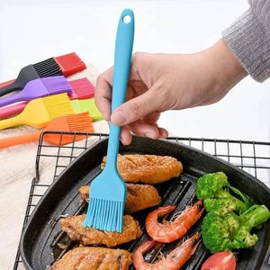 Heat Resistant Silicone Oil Basting Brush For Cooking, Baking & BBQ - 3pcs