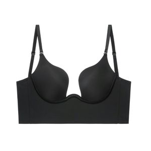 seamless push plunge bra