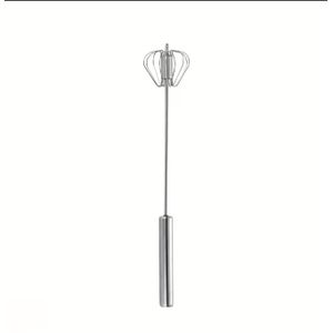 Semi-Automatic Stainless Steel Egg Beater & Rotary Hand Whisk