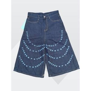 Super quality luxury baggy denim jorts for ladies