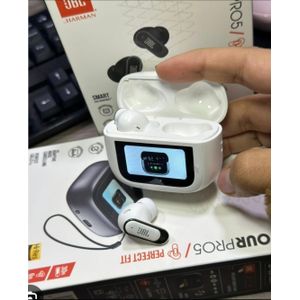 Anc TWS Earbud TOUR PRO 5- Smart Screen Touch TWS, Noise Cancellations Earphones, ANC(32dB), Smart Touch Display True Wireless Buds, Bluetooth 5.4, Find My Earbuds, 4 Mics ENC for Clear Calling, Transparency Mode,EQ Mode, Gaming Heaphone