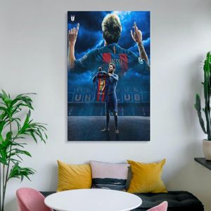 Lionel Poster Messi Poster Football Legend Superstar  Poster Cool Artworks Painting Wall Art Canvas Prints Hanging Picture Posters