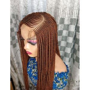 Neatly Hand Made Braided Wig With 360