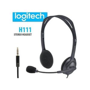 Logitech H111 USB Headset With Clear Chat & Noise-Canceling Microphone