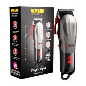 WMARK Magic Taper Professional Hair Clipper NG-115 – Rechargeable Cordless Barber Clipper with LCD Display