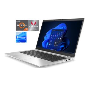 Hp EliteBook 835 G8- Ryzen 5 Pro- Up to 4.5GHz- 16GB RAM- 256GB SSD 11TH GEN-Backlit Key-FP Reader WIN 11 PRO+BAG