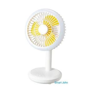 Dp  Rechargeable (4000mAh) Table Fan  With LED LIGHT-7632