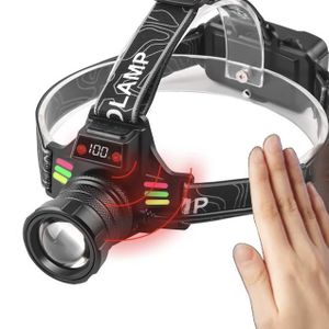 2 x 18650 batteries -  Rechargeable LED Headlight Headlamp Hiking Camping