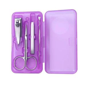 7 In 1 Professional Nail Clipper Set Stainless Steel Manicure Pedicure Grooming Kit Portable Travel Case