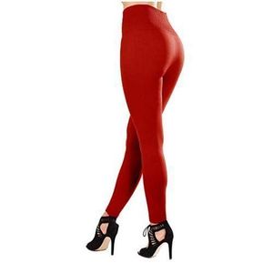 Ladies Thick Leggings - Wine