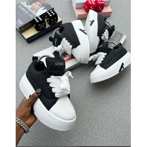 Fashion For Life luxury black Lightweight sneaker