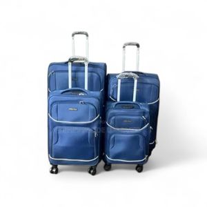 Swiss Polo BLUE Travel Luggage Bag - 4 In 1