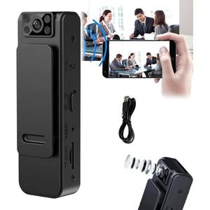 2024 HD 1080p Noise Reduction Camera, Portable Video, Night Vision Body Camera with 180 Degree Rotatable Lens, with Audio/Video (Basic)