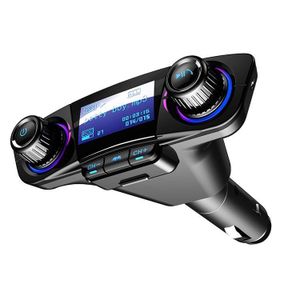 Car Bluetooth kit FM Transmitter Dual USB Fast Charger Bluetooth Handsfree Receiving Car Kit Wireless TF Card MP3 Player Car Accessories