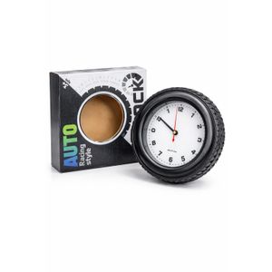 TurboStyle Tire Wall Clock – Bold Racing-Inspired Home & Office Decor